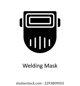 Welding Mask Vector  Solid Icons. Simple stock illustration stock