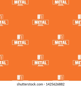 Welding metal pattern vector orange for any web design best