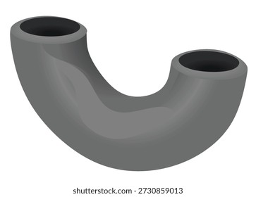 Rohrverbindungswinkel Schweißen. Vektor