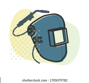 Welding Profession Safety - Icon as EPS 10 File