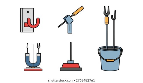 Welding Rod Holder Line art abstract simple minimal illustration