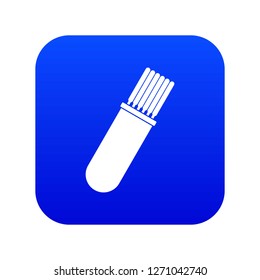 Welding rods icon digital blue for any design isolated on white vector illustration