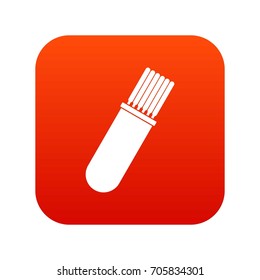 Welding rods icon digital red for any design isolated on white vector illustration