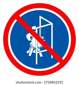 Schweißbildschirm-Symbol-Zeichen, Vektorgrafik, einzeln auf weißem Hintergrund.EPS10 