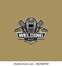 Welding Services The Logo For The Company,  Illustration, Background, Banner, Badge