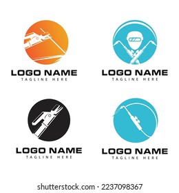 Welding Tool Vector Icon Design Illustration