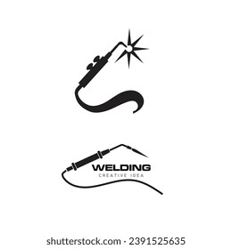 Welding Tool Vector Icon and symbol Design Illustration