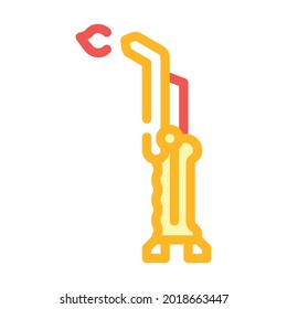 welding torch color icon vector. welding torch sign. isolated symbol illustration