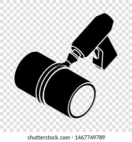 Welding torch cutting icon. Simple illustration of welding torch cutting vector icon for web