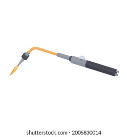 Welding Torch. The Device For Welding Works, Vector Illustration