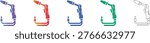 Welding Torch Gradient Vector Icon Set vol 1840