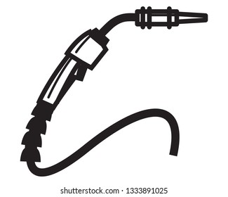 Welding Torch Icon as EPS 10 File