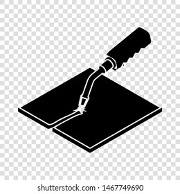 Welding torch icon. Simple illustration of welding torch vector icon for web