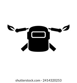 Welding torch logo design. Welder tool vector design. Welding work logotype.