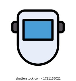 welding vector flat color icon 