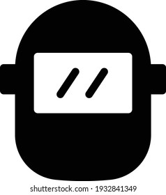 welding vector glyph flat icon