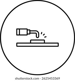 Welding vector icon. Can be used for printing, mobile and web applications.