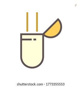 Welding wire and container storage vector icon design, 64x64 pixel perfect and editable stroke.