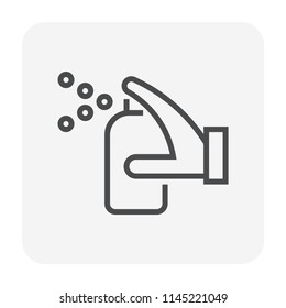 Welding work check icon, 64x64 perfect pixel and editable stroke.
