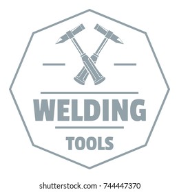 Welding work logo. Simple illustration of welding work vector logo for web