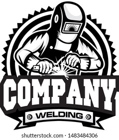 welding worker man fire safety