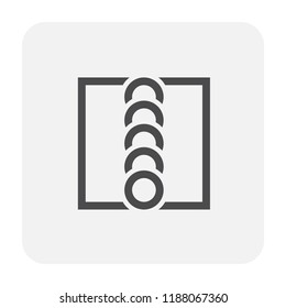 Welding workpiece icon. Consist of base or parent metal and weld metal. That is fabrication process to join metal to metal by electricity i.e. fabrication, construction, erection, manufacturing etc.