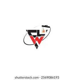 Welding workshop logo design premium vector