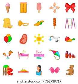 Welfare icons set. Cartoon set of 25 welfare vector icons for web isolated on white background