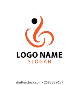 Welfare logo design, Social work logo, Organization logo design, Hand care charity logo emblem design template. rising star logos, Social foundation for human welfare vector illustration	