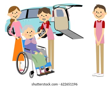Welfare vehicles and elderly people
