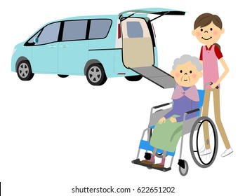 Welfare vehicles and elderly people