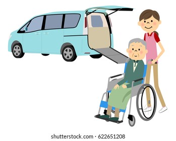 Welfare vehicles and elderly people
