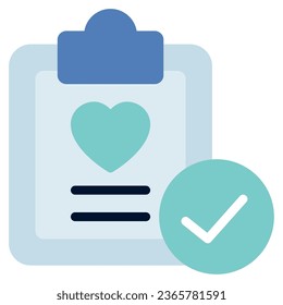 Well being Check in Icon Illustration, for uiux, infographic, etc