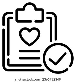 Well being Check in Icon Illustration, for uiux, infographic, etc