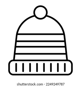 A well design beanie cap vector, winter cap in amazing style