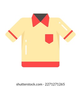 A well design vector of t shirt, editable icon for premium use