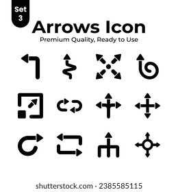 Well designed arrows vectors set, ready for premium use