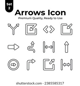 Well designed arrows vectors set, ready for premium use
