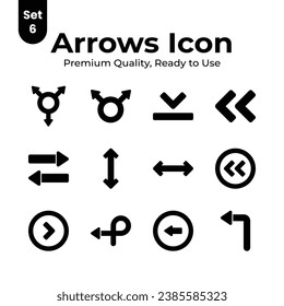 Well designed arrows vectors set, ready for premium use