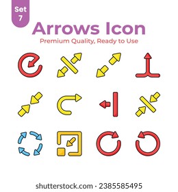 Well designed arrows vectors set, ready for premium use
