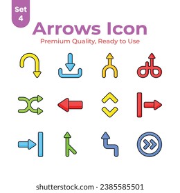 Well designed arrows vectors set, ready for premium use