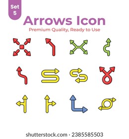 Vectores de flechas bien diseñados, listos para uso premium