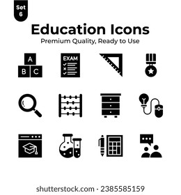 Well designed education vectors set, ready for premium use