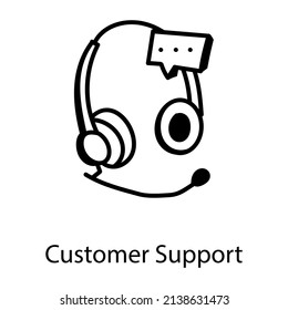 Icono bien diseñado de la asistencia al cliente 

