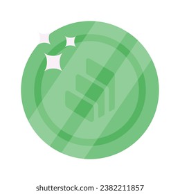 Well designed icon of Compound coin, cryptocurrency coin vector design