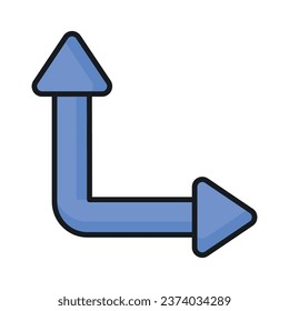Well designed icon of directional arrow, ready to use
