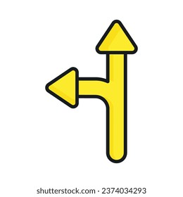 Well designed icon of directional arrow, ready to use