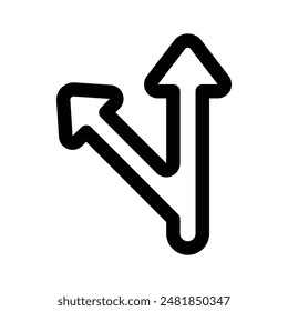Well designed icon of directional arrow, ready to use