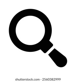Well designed icon of magnifier, editable vector