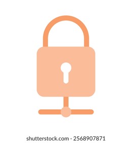Well designed icon of network protection, ready to use icon